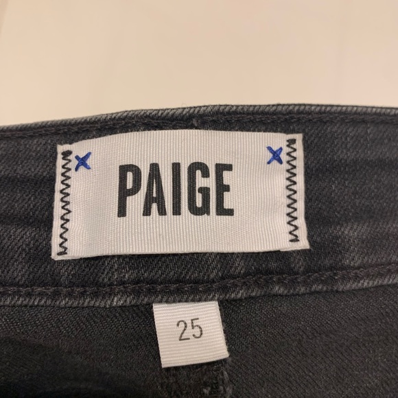 PAIGE DENIM // SKINNY BLACK JEANS - Picture 2 of 3
